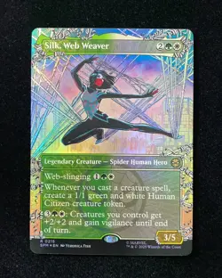 2025 Magic The Gathering MTG Marvel EN 0215 Silk, Web Weaver KM035 - Image 1