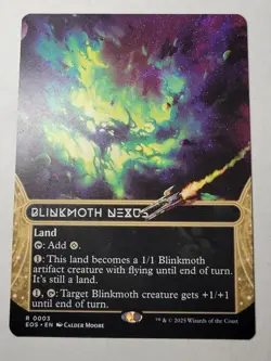 Blinkmoth Nexus -Showcase- Edge of Stellar Eternities Rare Land EOE EOS 3 mtg NM - Image 1