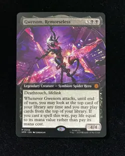 2025 Magic The Gathering MTG Marvel EN M 0256 Gwenom Remorseless KM035 - Image 1