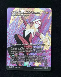 2025 Magic The Gathering MTG Marvel EN M 0024 Spider-Gwen, Web-Warrior KM035 - Image 1
