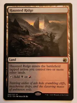 Haunted Ridge MID #263 Rare Land Regular - Image 1