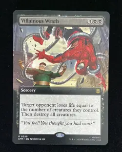 2025 Magic The Gathering MTG Marvel English R 0259 Villainous Wrath KM035 - Image 1