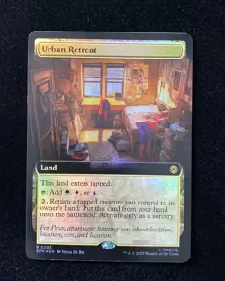 2025 Magic The Gathering Marvel EN Borderless Foil R 0283 Urban Retreat KM035 - Image 1