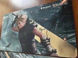 MTG Final Fantasy MagicCon Exclusive FOIL Cloud And Sephiroth Play Mats Cloud - Image 1