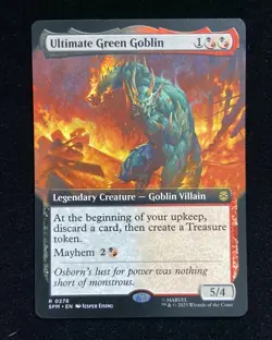 2025 Magic the Gathering EN Marvel R 0276 Ultimate Green Goblin KM035 - Image 1