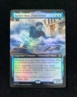 Magic The Gathering MTG Marvel EN Borderless #R 0250 Hydro-Man Fluid Felon KM035 - Image 1