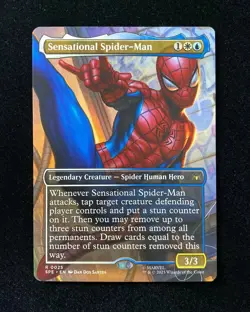 2025 Magic The Gathering MTG Marvel EN R 0025 Sensational Spider-Man KM035 - Image 1
