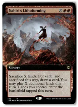 MTG Foil Nahiri's Lithoforming (Extended Art) - Zendikar Rising MP English - Image 1