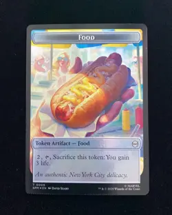 2025 Magic The Gathering MTG Marvel EN T 0006 T0005 Robot Food #10 KM035 - Image 2