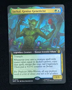 2025 Magic The Gathering MTG Marvel EN R 0272 Jackal Genius Geneticist KM035 #2 - Image 1