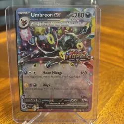 Pokemon Prismatic Evolutions Umbreon EX 60/131 Surprise Box Stamped Promo Sealed - Image 1