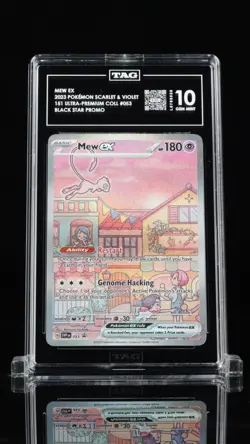 TAG 10 Pokemon SVP 151 UPC Black Star Promo Mew EX #053 GEM MINT 10 - Image 2
