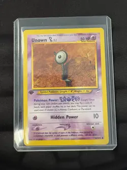 Pokemon TCG Neo Destiny 1st Edition Unown L 86/105 Vintage Rare LP - Image 1