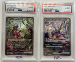 Pokemon TCG - Koraidon ex #103 and Miraidon ex #102 - PSA 10 Sequential - Image 1