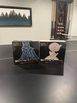 Pokemon Center Mega Evolution Gardevoir & Lucario ETB Elite Trainer Box Set of 2 - Image 1