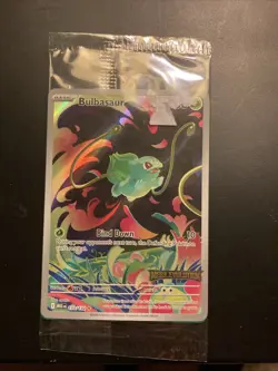 Bulbasaur Mega Evolutions Stamped Promo Pokemon TCG Mint and sealed A+ centering - Image 1