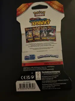 VERY HEAVY - 31.83g - Pokemon Surging Sparks Sleeved Booster Pack - SEALED! - Image 3