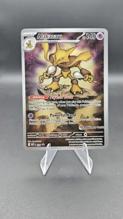 Pokemon Center Stamped Alakazam 009 - English - Mega Evolutions - ETB Promo - Image 1