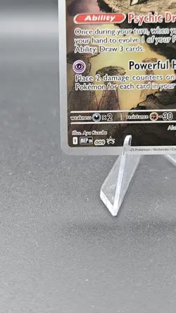 Pokemon Center Stamped Alakazam 009 - English - Mega Evolutions - ETB Promo - Image 2