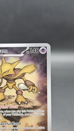 Pokemon Center Stamped Alakazam 009 - English - Mega Evolutions - ETB Promo - Image 4