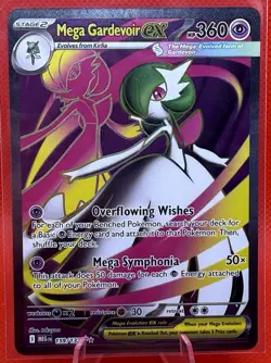 Pokemon Mega Gardevoir 159/132 Full Art Mega Evolution MEG Near Mint Pack Fresh! - Image 1