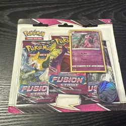 Pokemon Fusion Strike 3 Pack Blister w/ Espeon Promo Factory Sealed - Image 1