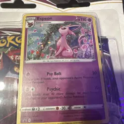 Pokemon Fusion Strike 3 Pack Blister w/ Espeon Promo Factory Sealed - Image 2