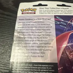 Pokemon Fusion Strike 3 Pack Blister w/ Espeon Promo Factory Sealed - Image 5