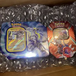 Pokemon TCG Miraidon & Koraidon Costco 2-Pack Tins - 9 Booster Packs- NEW SEALED - Image 1