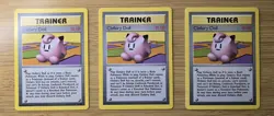 Pokemon TCG x3 Clefairy Doll 70/102 Rare Base Set Unlimited WOTC LP/NM - Image 1