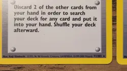Pokemon Computer Search 71/102 NM-LP Base Set Rare 4th Print UK WOTC 1999-2000 - Image 3