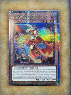 Yugioh Fire King Courtier Ulcanix ROTA-EN098 Quarter Century Secret 1st Ed NM - Image 1