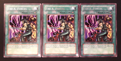Yu-Gi-Oh! 3x The A. Forces, LOD-027, Rare, 2. Edition, Englisch, EX/EX/GD - Image 1