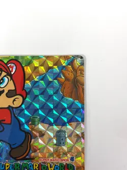 HP Nintendo SUPER MARIO WORLD Card No.6 Mario & Yoshi Prism Holo JAPAN - Image 3