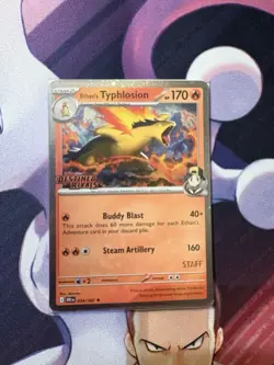 Pokemon Sealed Destined Rivals STAFF Prerelease Promos All 4x Cards - Image 1