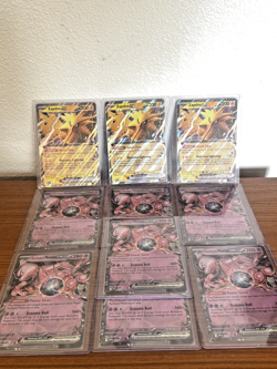 Pokemon JUMBO Card Lot (10) Mewtwo ex + Zapdos ex Holo Promos + Bonus (2) Promos - Image 2