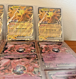 Pokemon JUMBO Card Lot (10) Mewtwo ex + Zapdos ex Holo Promos + Bonus (2) Promos - Image 4