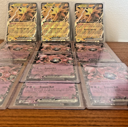 Pokemon JUMBO Card Lot (10) Mewtwo ex + Zapdos ex Holo Promos + Bonus (2) Promos - Image 5