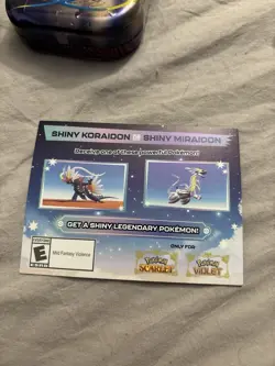Shiny Koraidon & Miraidon Pokemon Card for Scarlet & Violet Games - Image 1