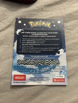 Shiny Koraidon & Miraidon Pokemon Card for Scarlet & Violet Games - Image 2