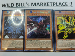 GOD CARD RA SLIFER OBELISK Set TN19 2019 Mega Tin NM Prismatic Secret Rare - Image 1