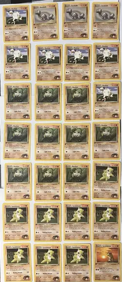 Pokemon TCG Gym Heroes Lot Of 83 Cards Brock’s Pokemon 1st Edition Good Cond - Image 2
