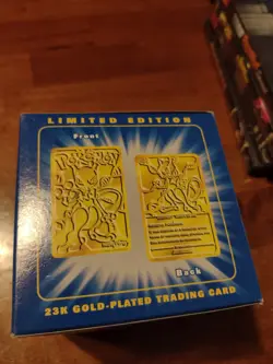Pokemon MEWTWO 23k Gold Plated Trading Card 1999 Sealed With Box Limited Edition - Image 5
