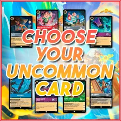 DISNEY LORCANA CHOOSE YOUR UNCOMMON CARD AZURITE SEA | LOR6 x4 IN STOCK - Image 1