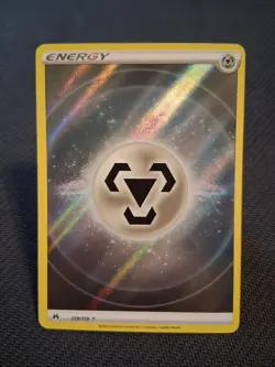 Pokemon Cards Metal Energy 159/159 Holo Rare Crown Zenith - (NM) - Image 1