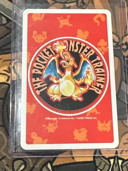 1996 Pokemon Pocket Monsters Playing Card Drowzee No. 096 RED Version - Image 2