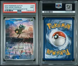 Teal Mask Ogerpon 123 Sv: Scarlet & Violet Promo Cards Holo PSA 9 - Image 3