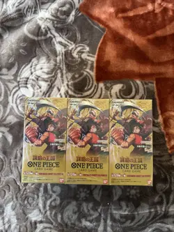 Sealed Set 6 ONE PIECE Card Game Kingdoms of Intrigue OP-04 BANDAI Box Japanese - Image 1