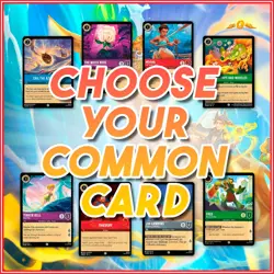 DISNEY LORCANA CHOOSE YOUR COMMON CARD AZURITE SEA | LOR6 x4 IN STOCK - Image 1