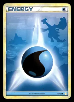 Water Energy 117/123 HeartGold & SoulSilver Pokemon Card - Image 1